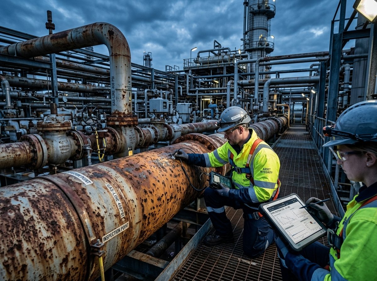 Industrial pipeline and refinery infrastructure